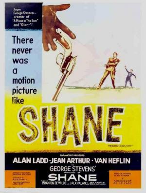 Shane, El Desconocido (1953) poster
